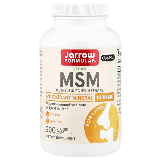 MSM (Methyl-Sulfonyl-Methane), 1000mg - 200 vcaps