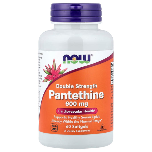 Pantethine, 600mg Double Strength - 60 softgels