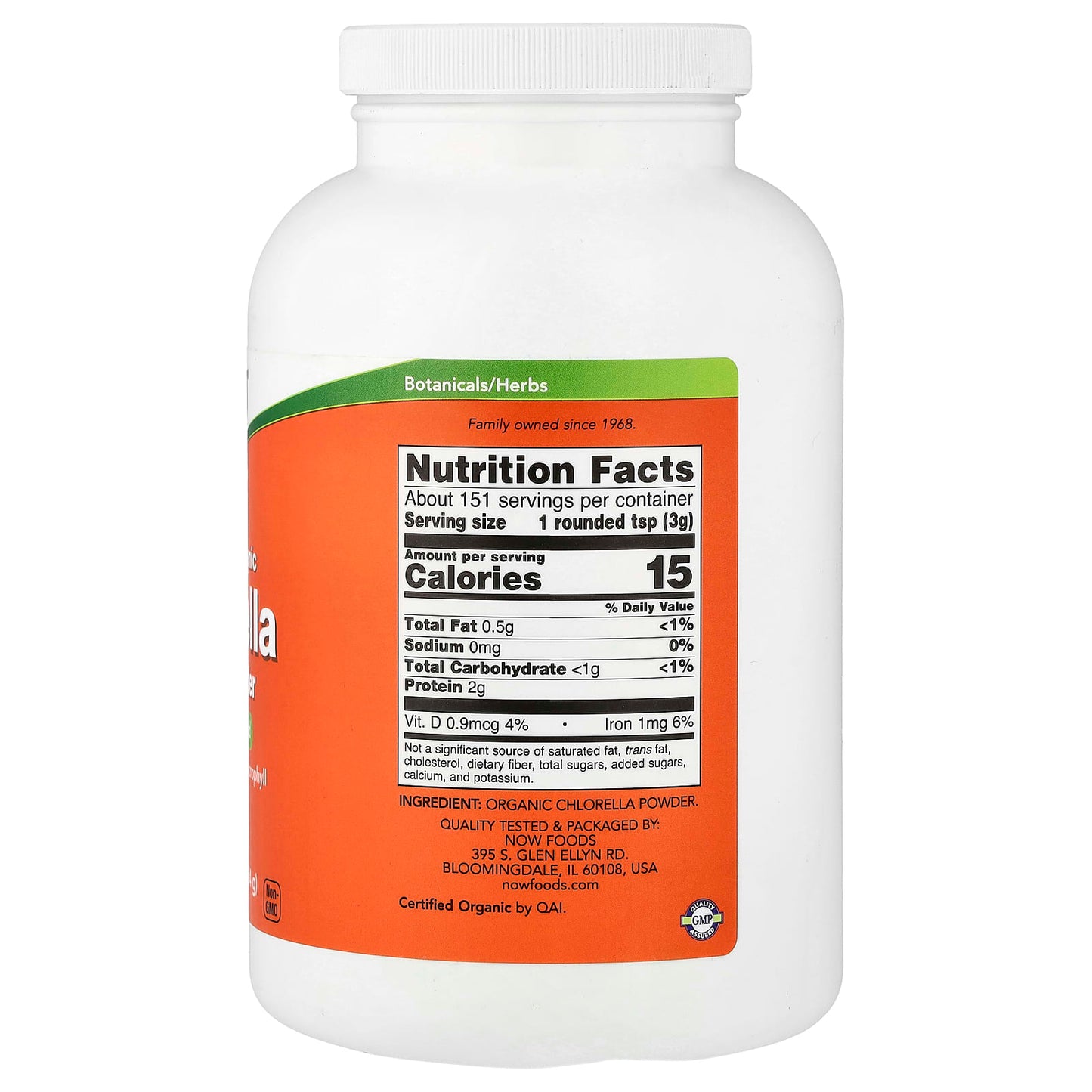 Chlorella, Pure Powder - 113g