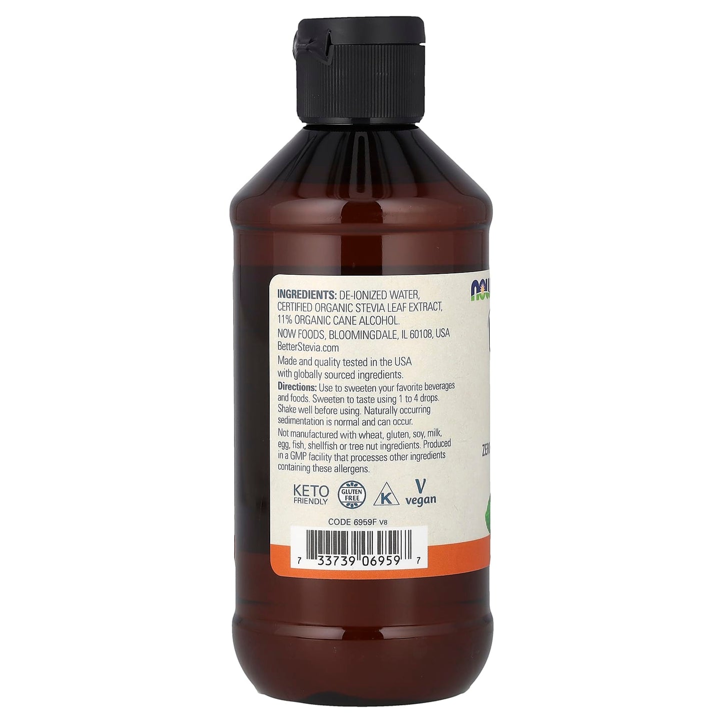 Better Stevia Liquid, Original - 237 ml.