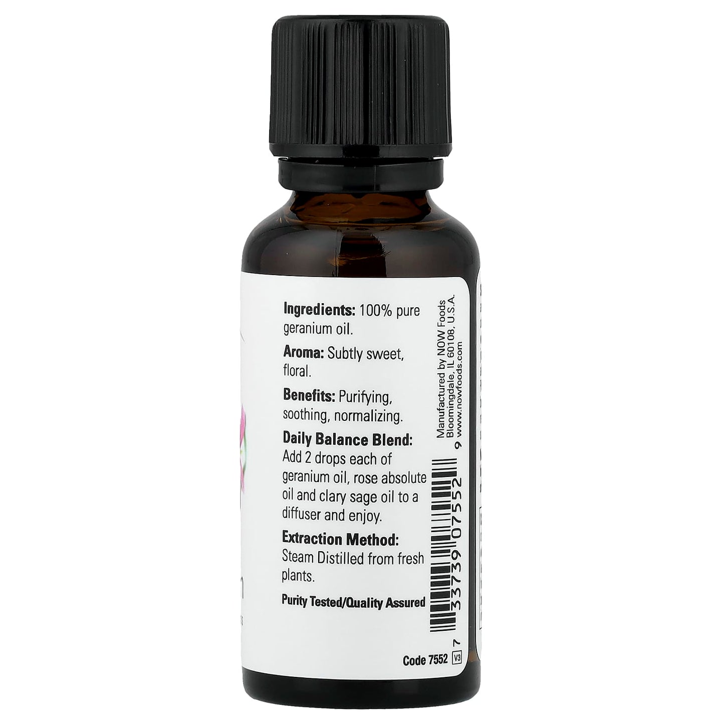 Essential Oil, Geranium Oil - 30 ml.