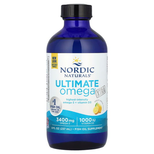 Ultimate Omega Xtra, 3400mg Lemon - 237 ml.