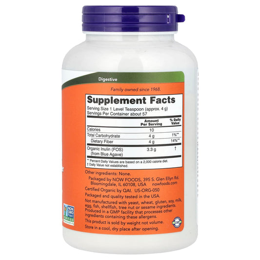 Inulin Prebiotic Pure Powder - 227g