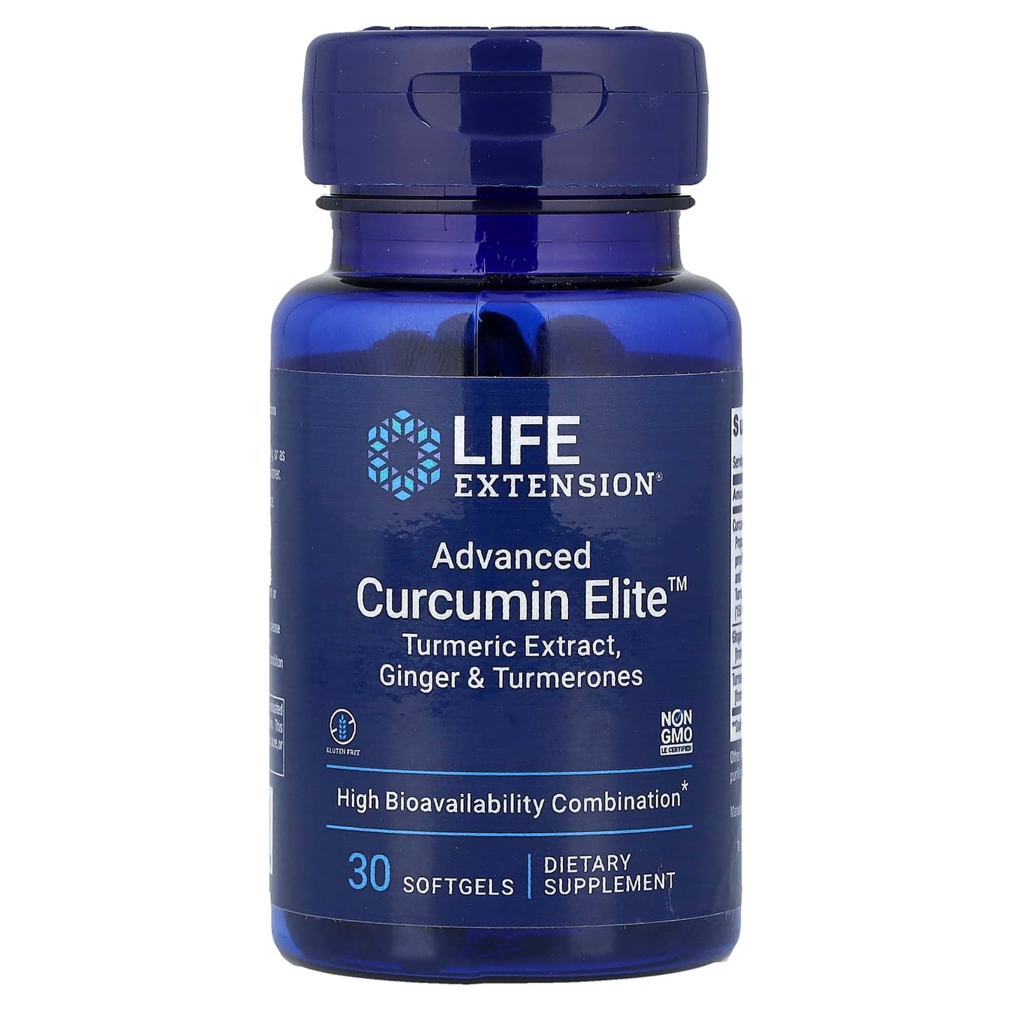 Advanced Curcumin Elite Turmeric Extract, Ginger & Turmerones - 30 softgels