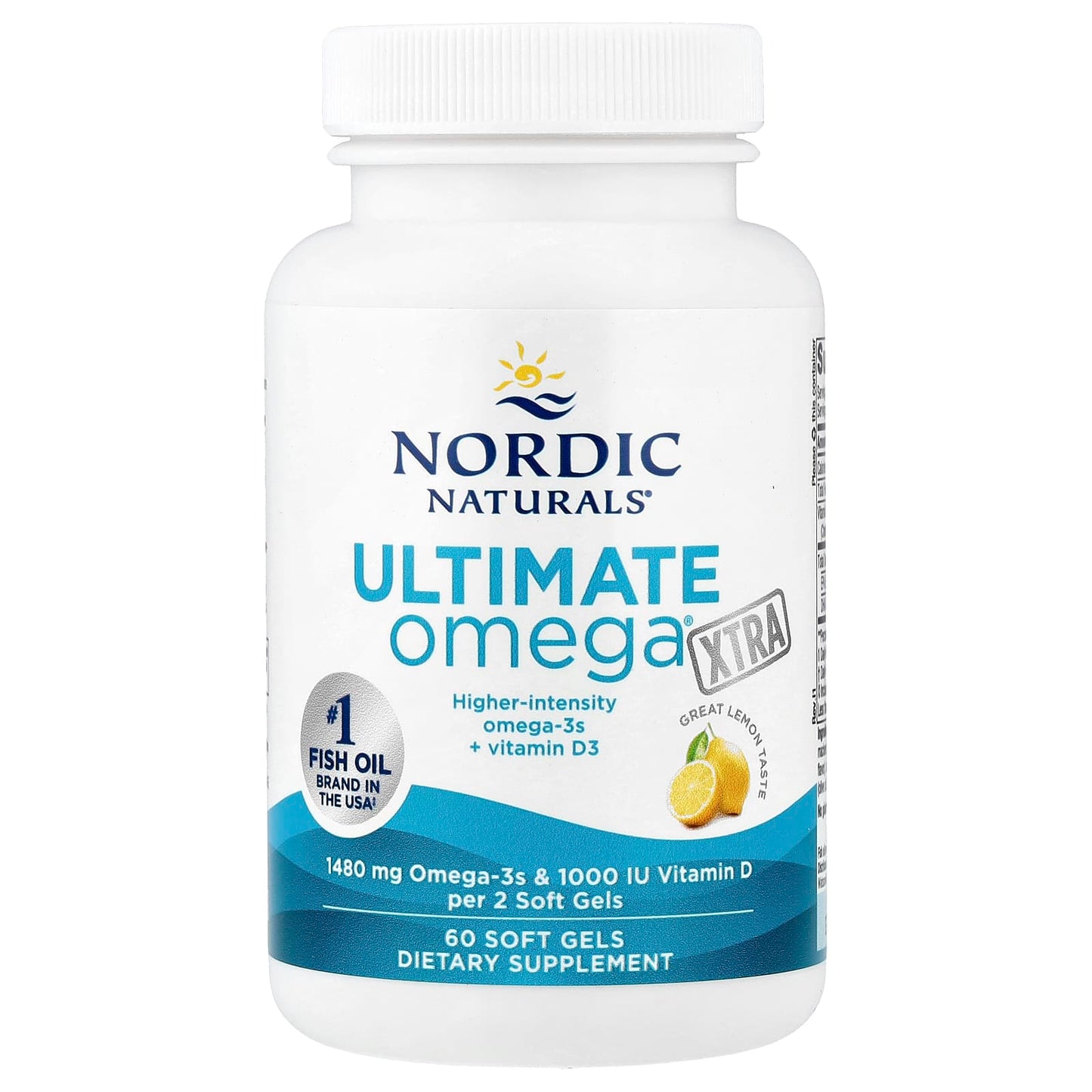 Ultimate Omega Xtra, 1480mg Lemon - 60 softgels