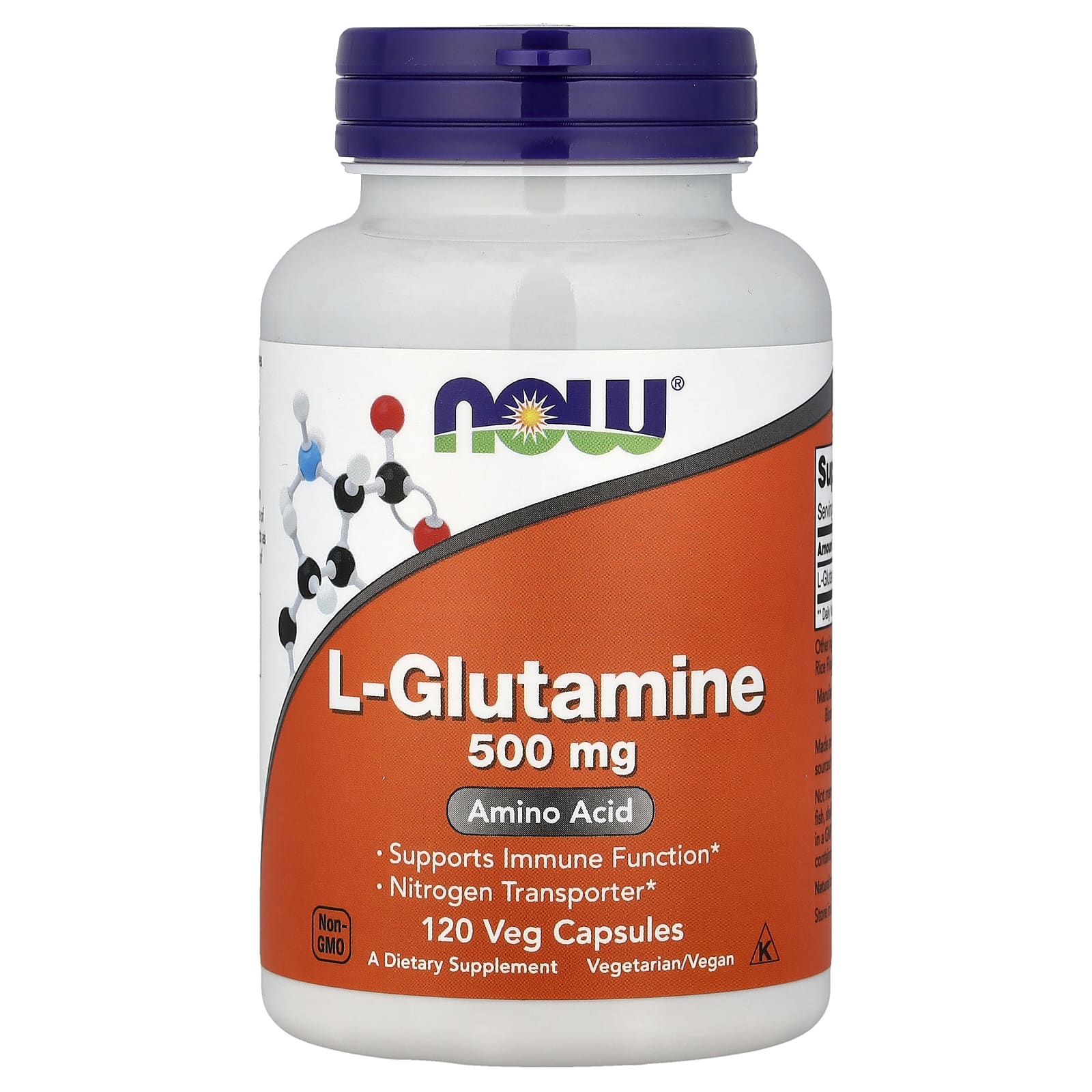 L-Glutamine, 1000mg - 120 vcaps