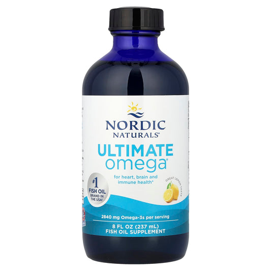 Ultimate Omega, 2840mg Lemon - 237 ml.