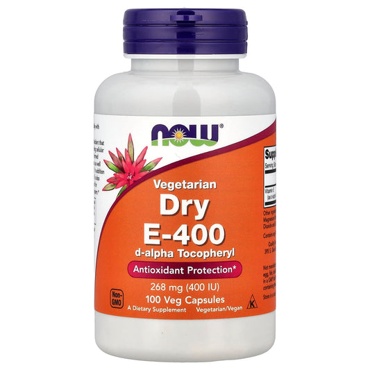 Vitamin E-400 Dry, Vegetarian - 100 vcaps