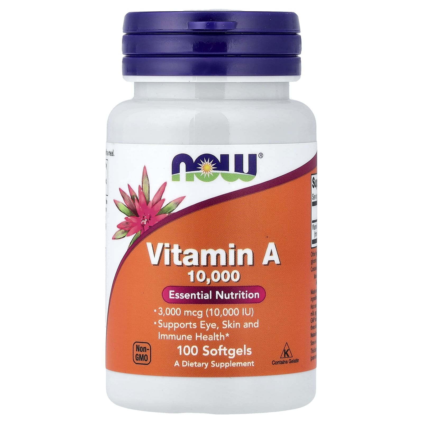 Vitamin A, 10 000 IU - 100 softgels