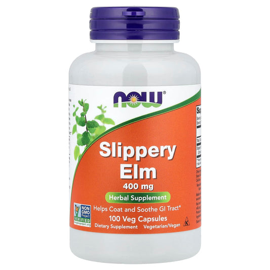 Slippery Elm, 400mg - 100 vcaps