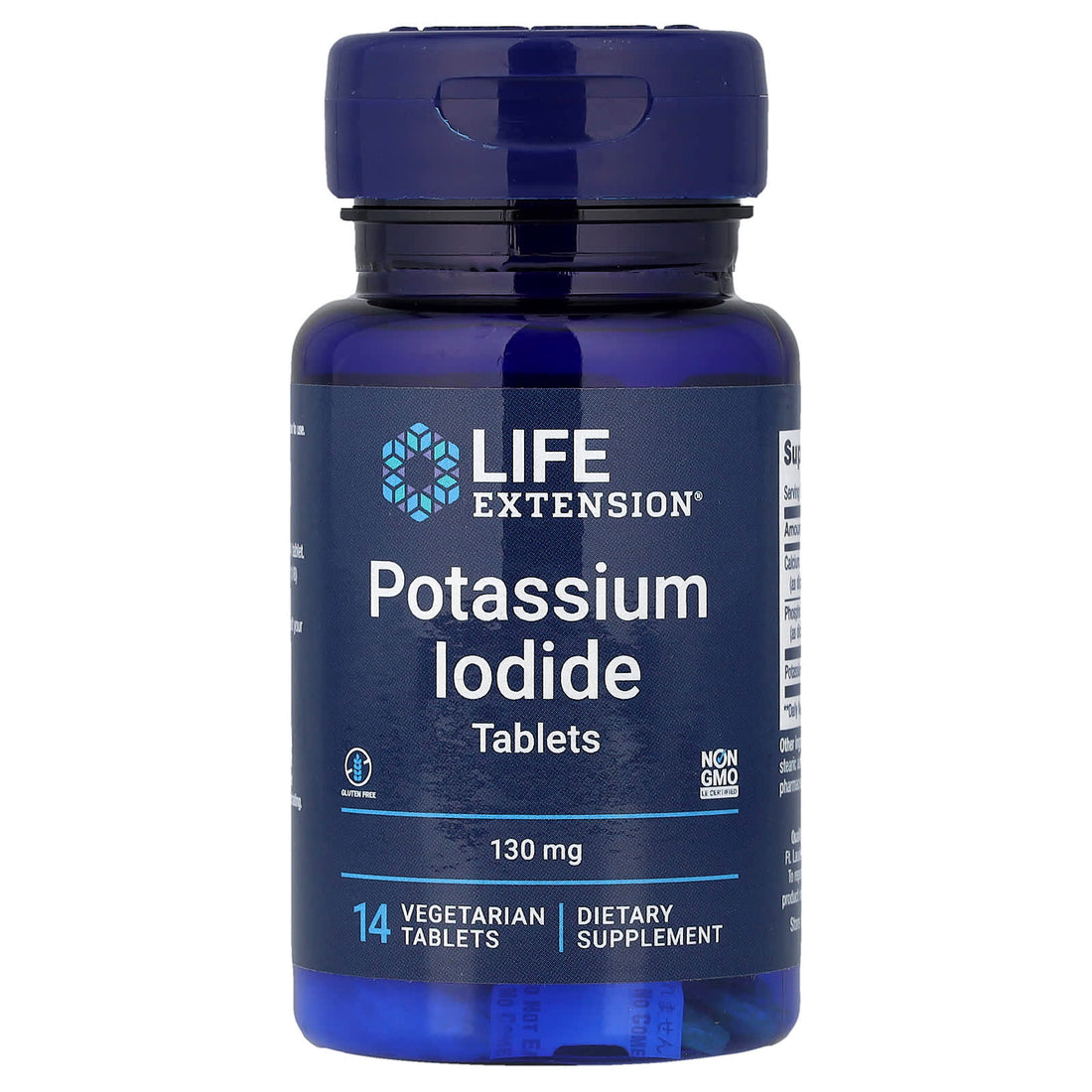 Life Extension Potassium Iodide Tablets, 130mg - 14 tabs