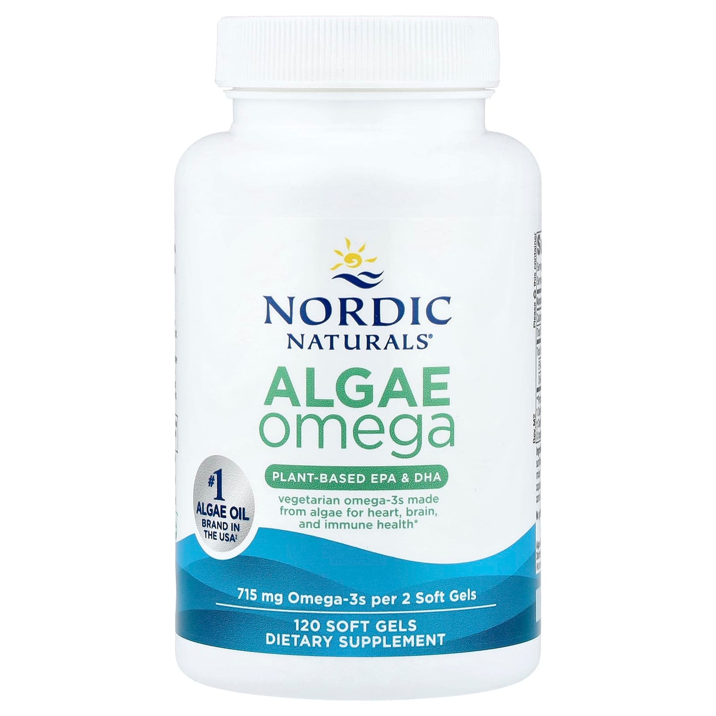 Algae Omega, 715mg Omega 3 - 120 softgels