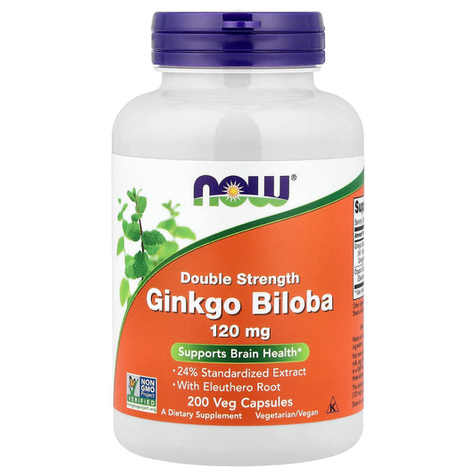 Ginkgo Biloba Double Strength, 120mg - 100 vcaps