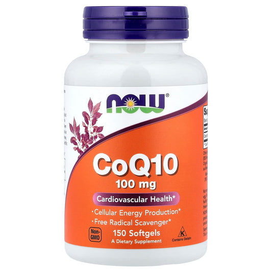 CoQ10, 100mg - 50 softgels