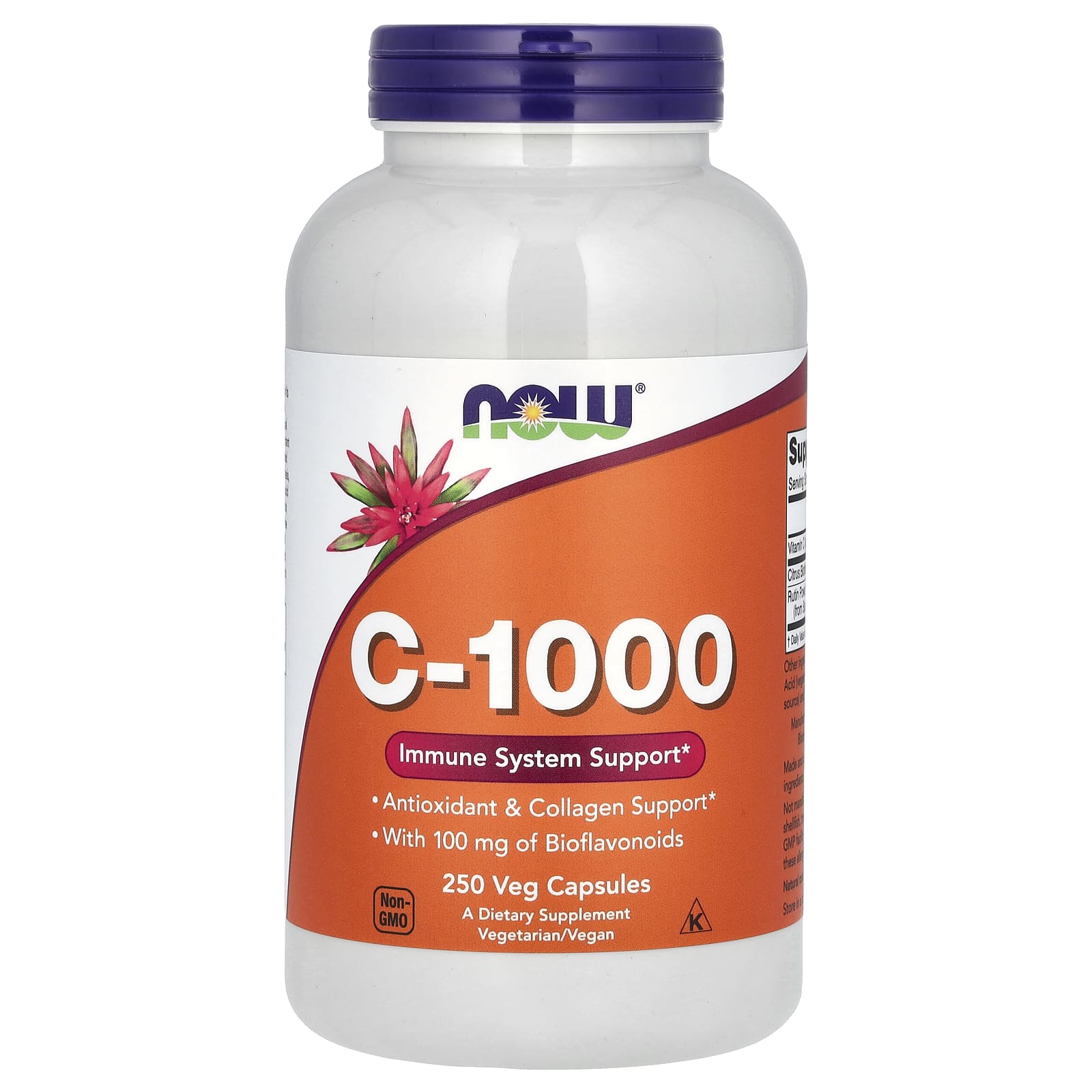 Vitamin C-1000 with 100mg Bioflavonoids - 250 vcaps
