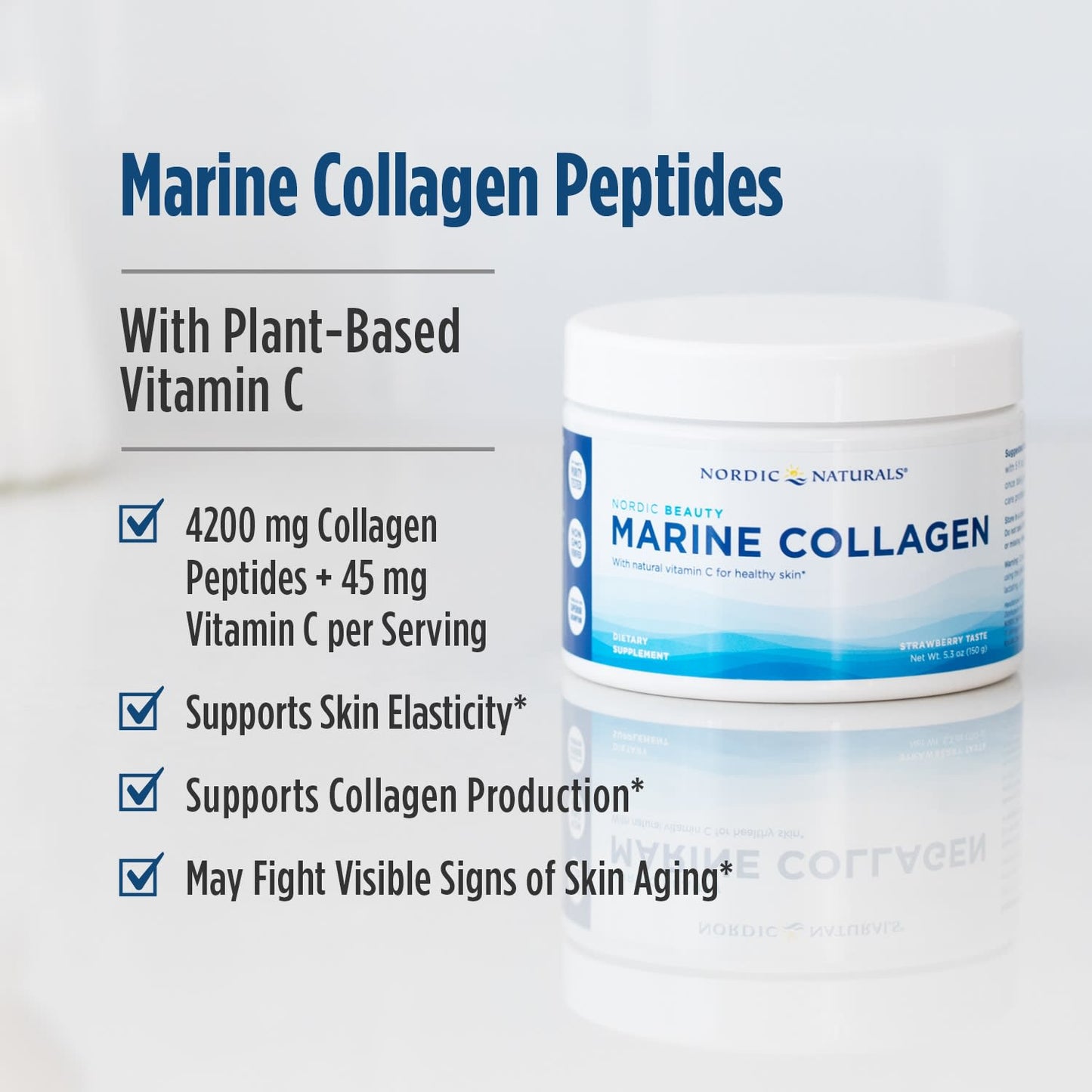 Marine Collagen, Strawberry - 150g