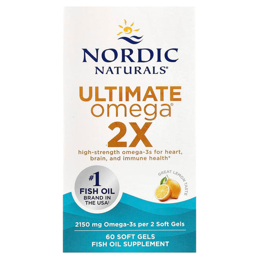 Ultimate Omega 2X Mini, 1120mg Strawberry - 60 mini softgels
