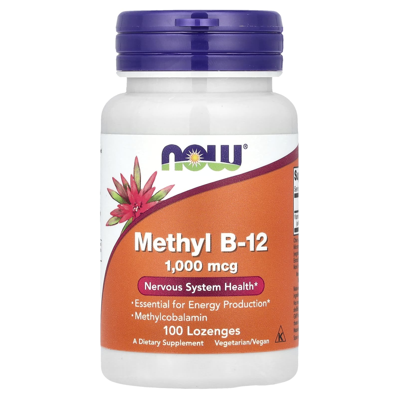 Methyl B-12, 1000mcg - 100 lozenges