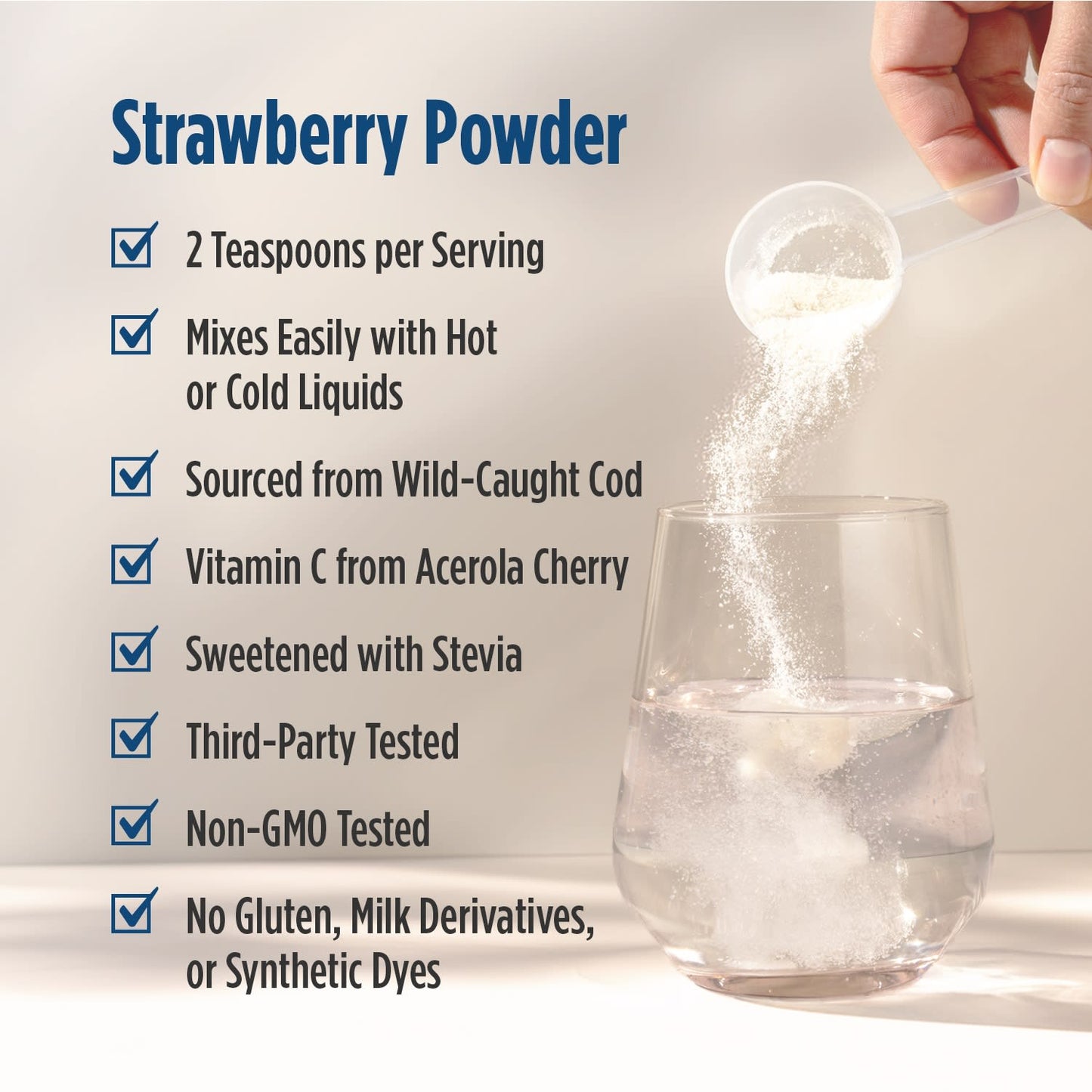 Marine Collagen, Strawberry - 150g