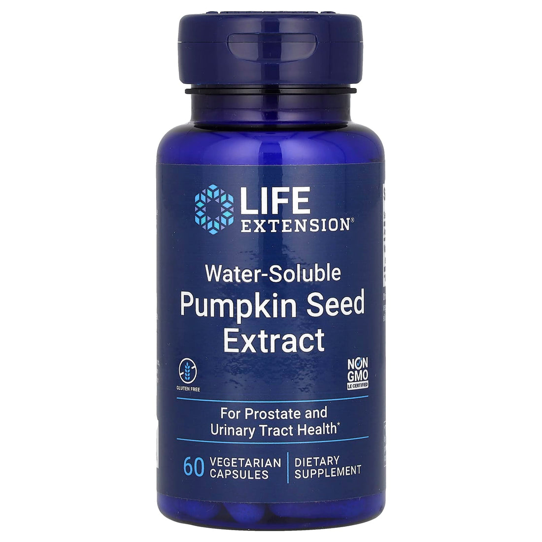 Life Extension Pumpkin Seed Extract, Water-Soluble - 60 vcaps