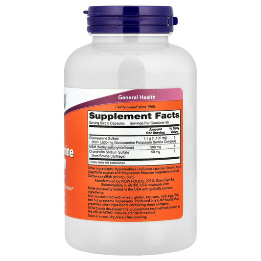 Glucosamine & MSM - 60 vcaps