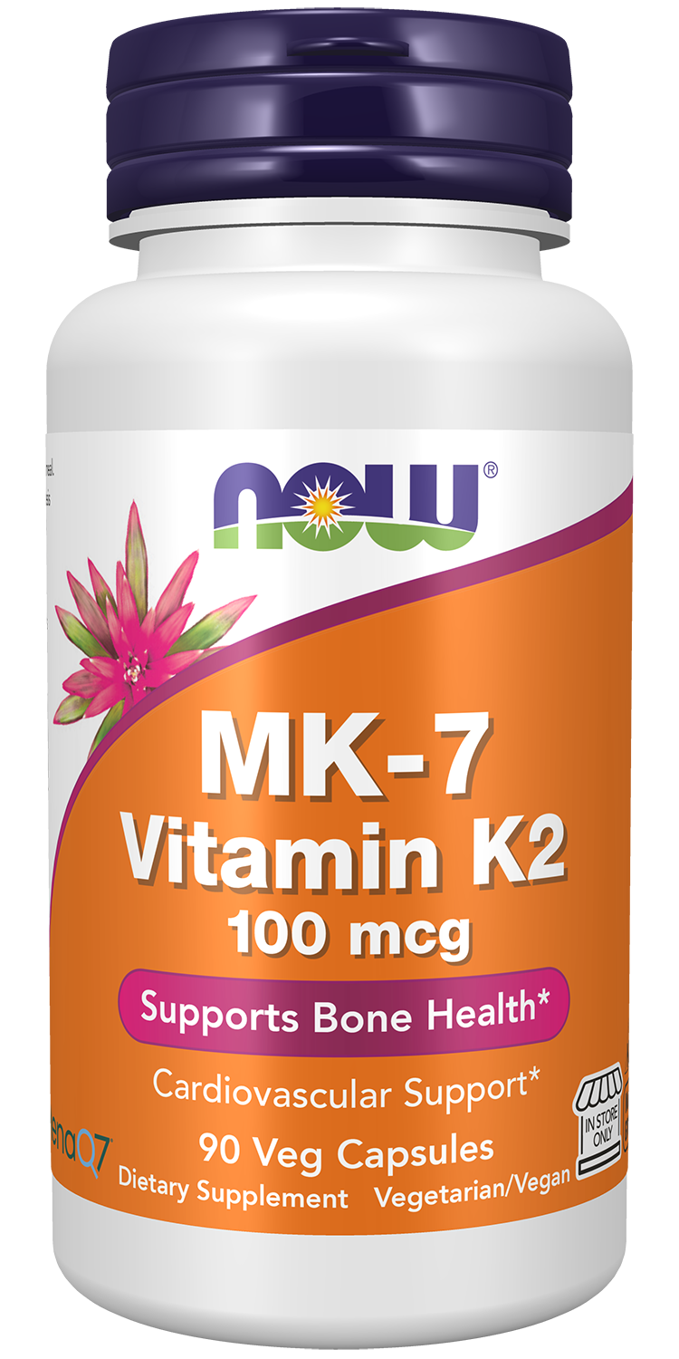 MK-7 Vitamin K-2, 100mcg - 60 vcaps