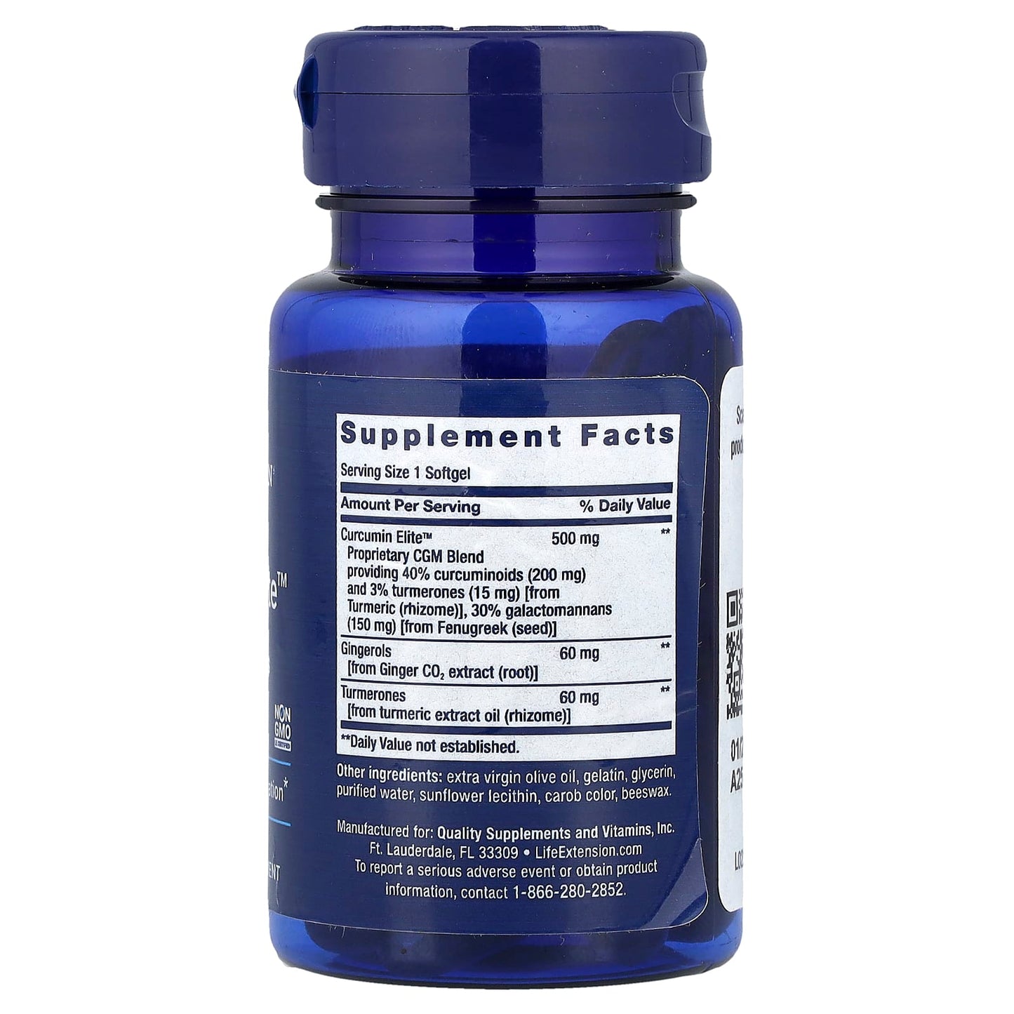 Advanced Curcumin Elite Turmeric Extract, Ginger & Turmerones - 30 softgels
