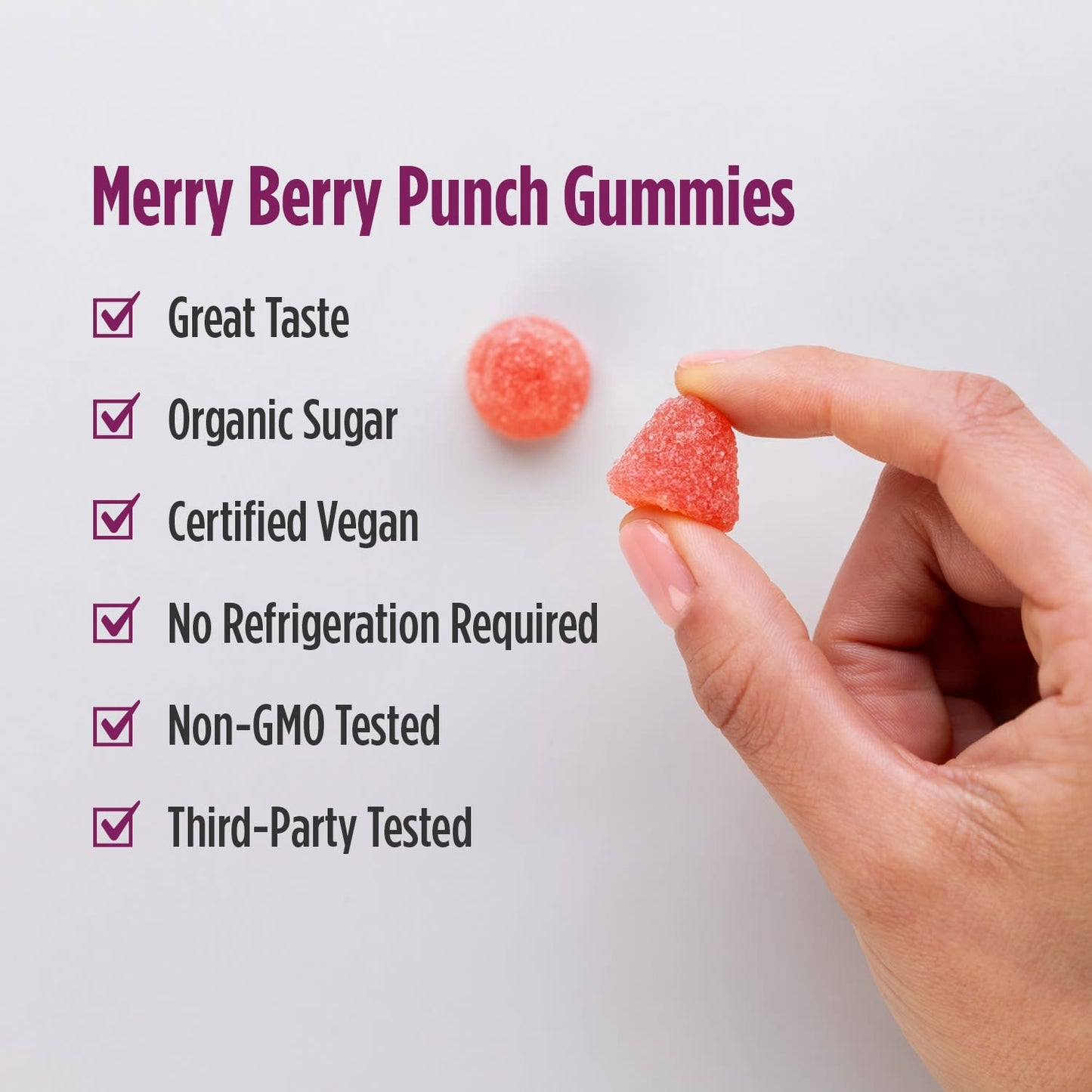 Probiotic Gummies Kids, Merry Berry Punch - 60 gummies