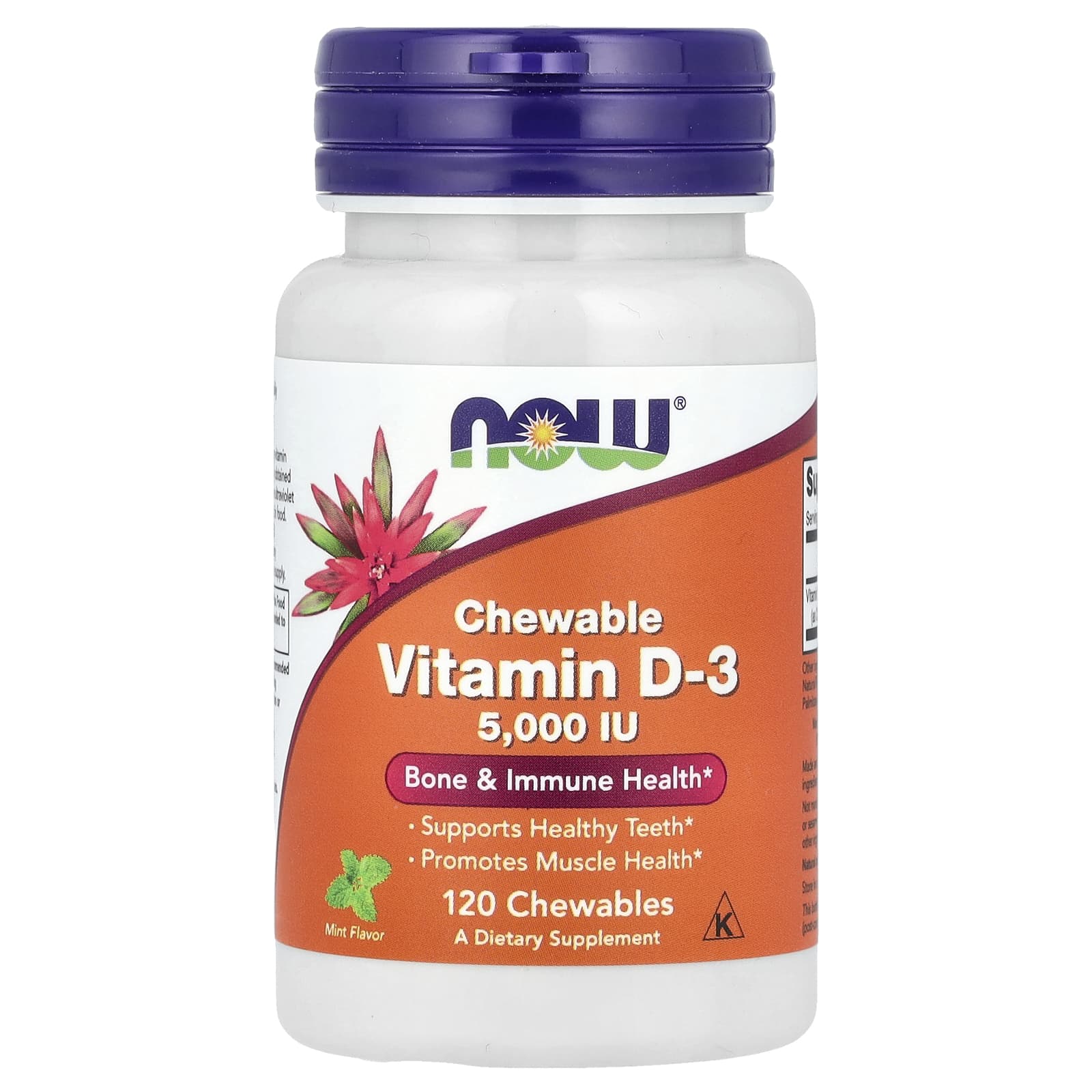 Vitamin D-3, 5000 IU (Chewable) - 120 chewables