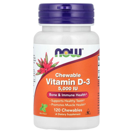 Vitamin D-3, 5000 IU (Chewable) - 120 chewables