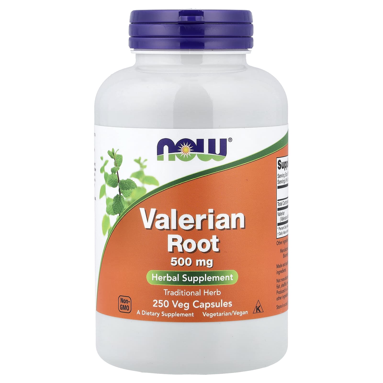 Valerian Root, 500mg - 100 vcaps