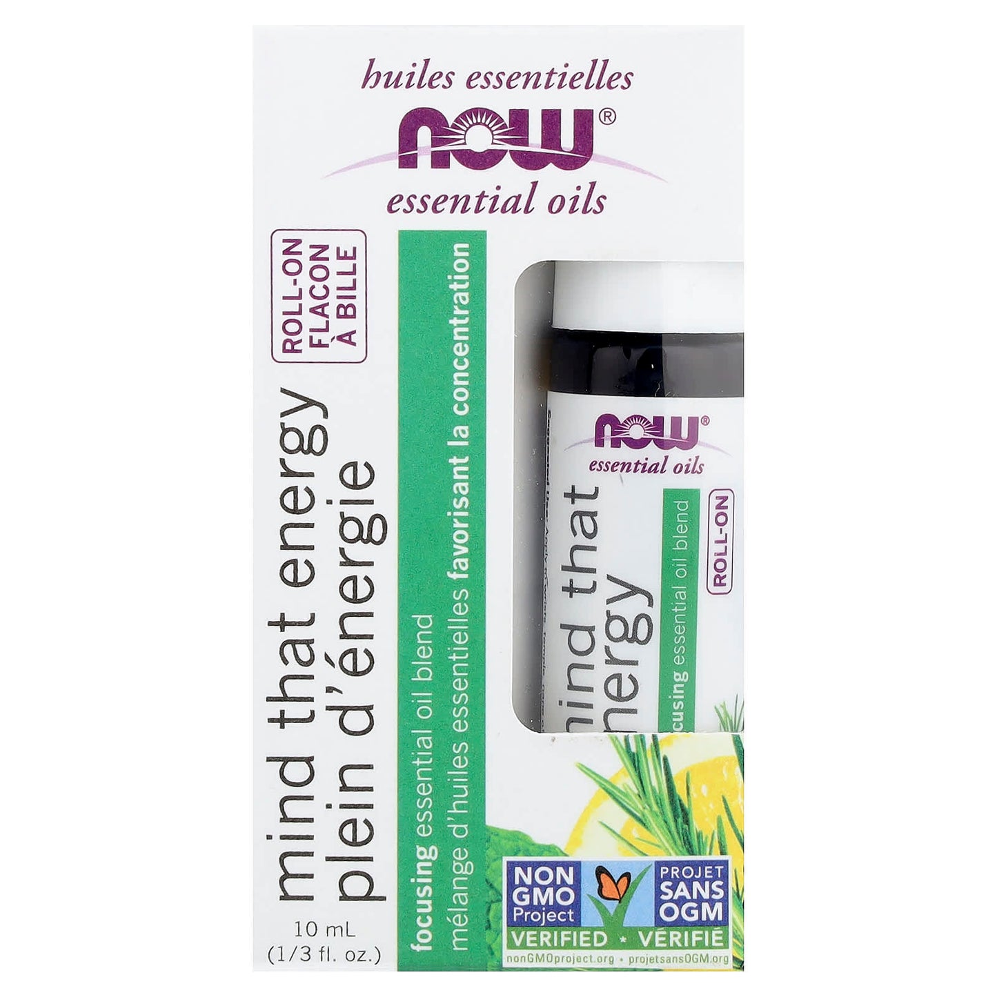 Essential Oil Roll-On, Mind That Energy - 10 ml.