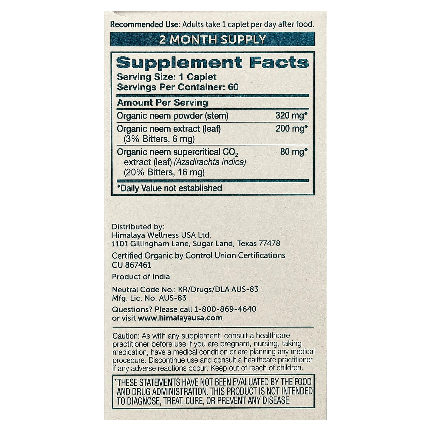 Organic Neem