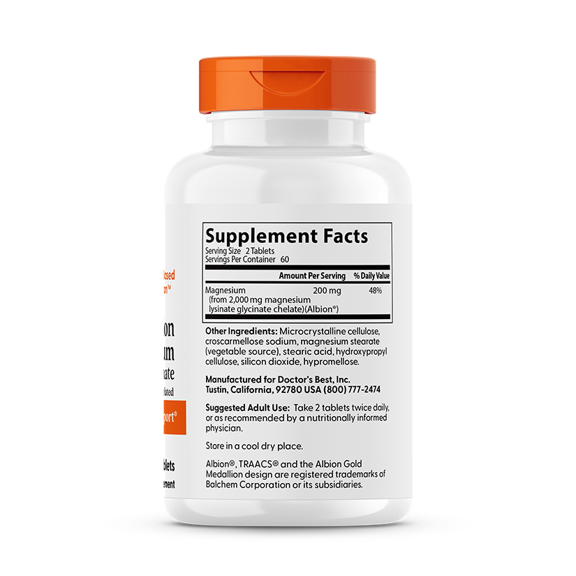 High Absorption Magnesium, 200mg - 120 tablets