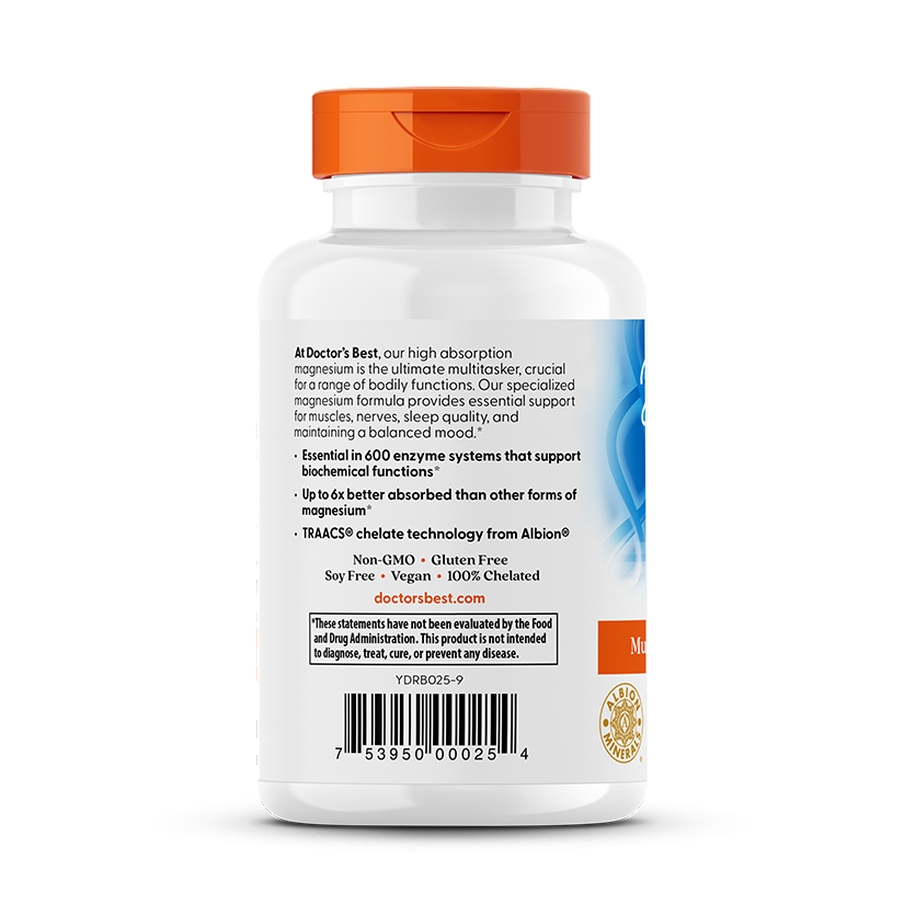 High Absorption Magnesium, 200mg - 120 tablets