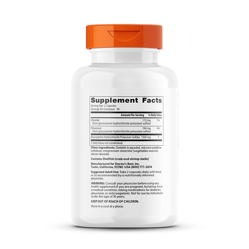 Glucosamine, 1500mg - 180 caps