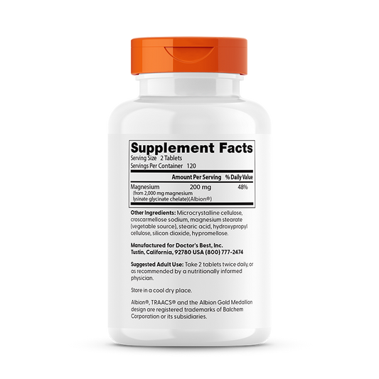 High Absorption Magnesium, 200mg - 240 tablets