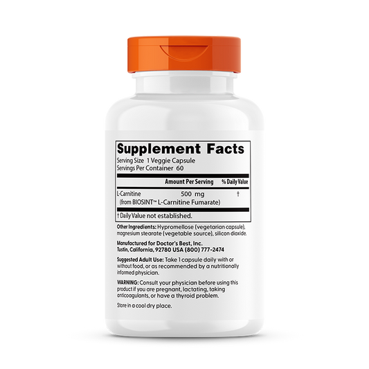 L-Carnitine Fumarate - 180 vcaps
