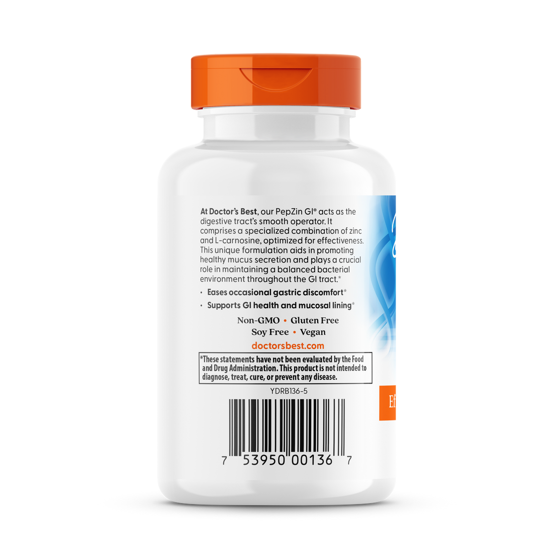 Doctor's Best PepZin GI - 120 vcaps - image 4