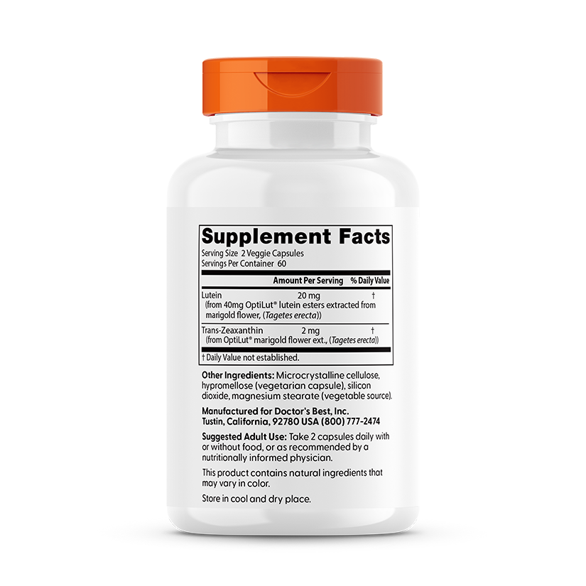 Lutein from OptiLut, 20mg - 120 vcaps