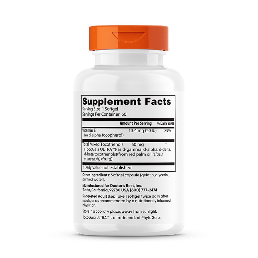 Tocotrienols, 50mg - 60 softgels