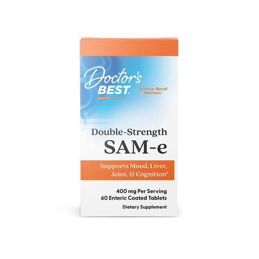 SAM-e, 400mg Double-Strength - 60 tablets