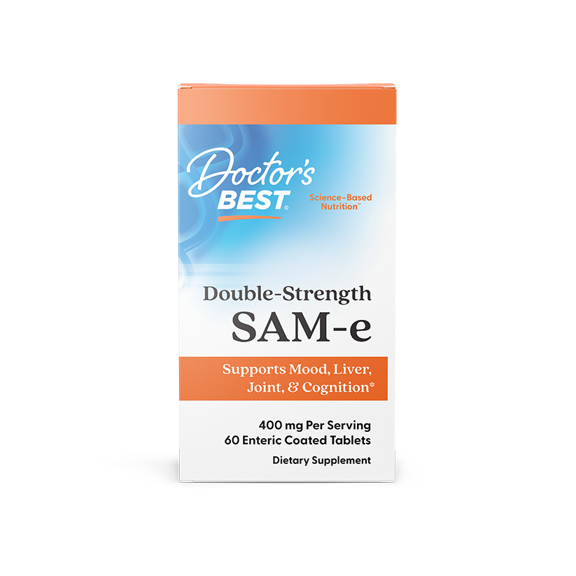 SAM-e, 400mg Double-Strength - 60 tablets