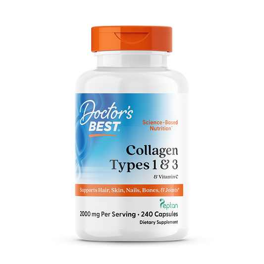 Collagen Types 1 and 3 with Vitamin C - 240 caps