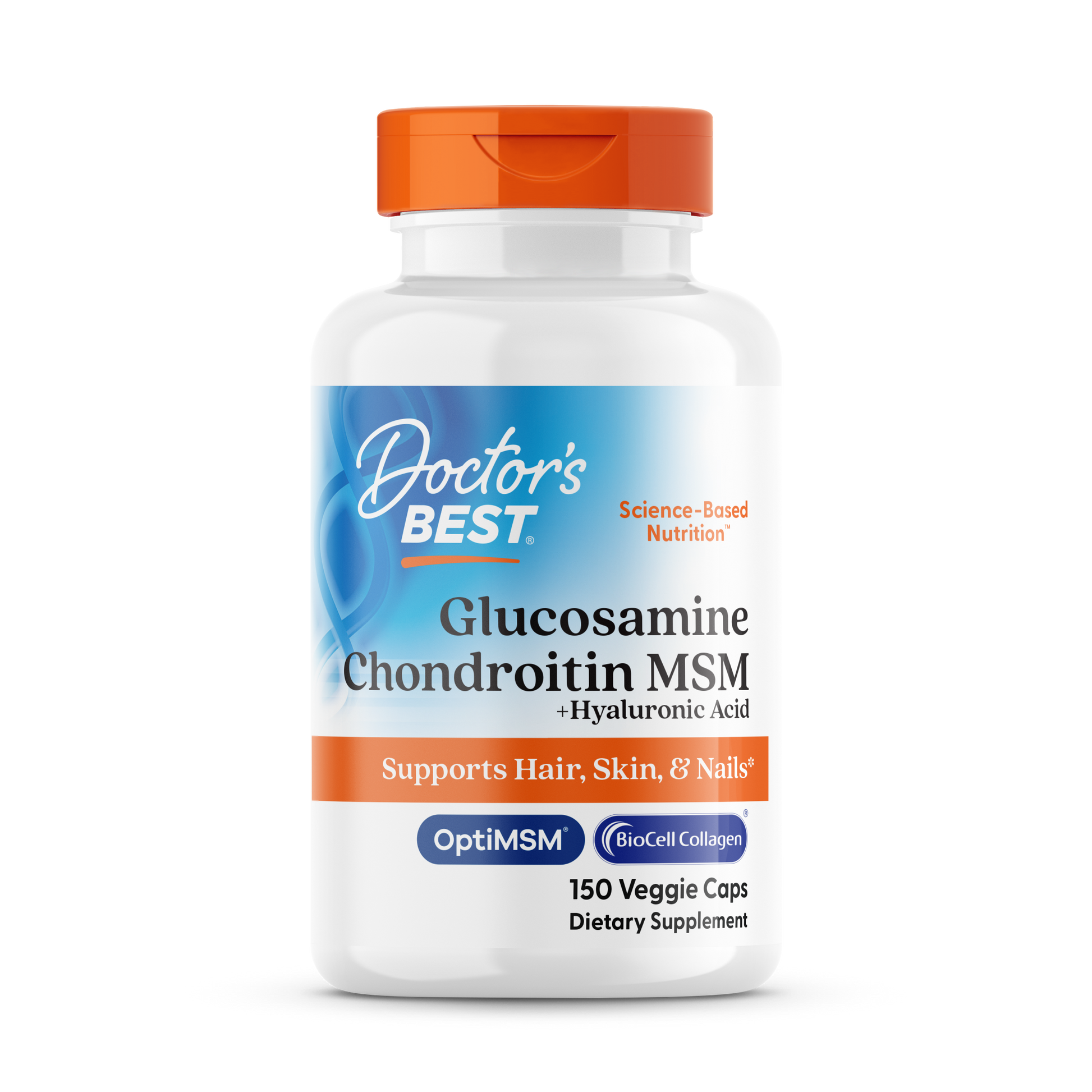 Glucosamine Chondroitin MSM + Hyaluronic Acid - 150 vcaps