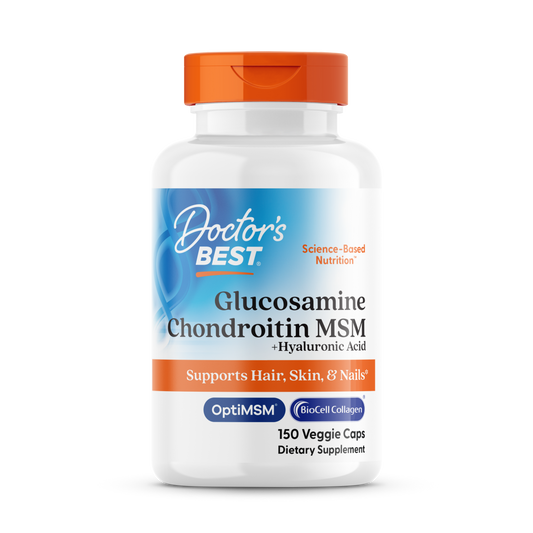Glucosamine Chondroitin MSM + Hyaluronic Acid - 150 vcaps