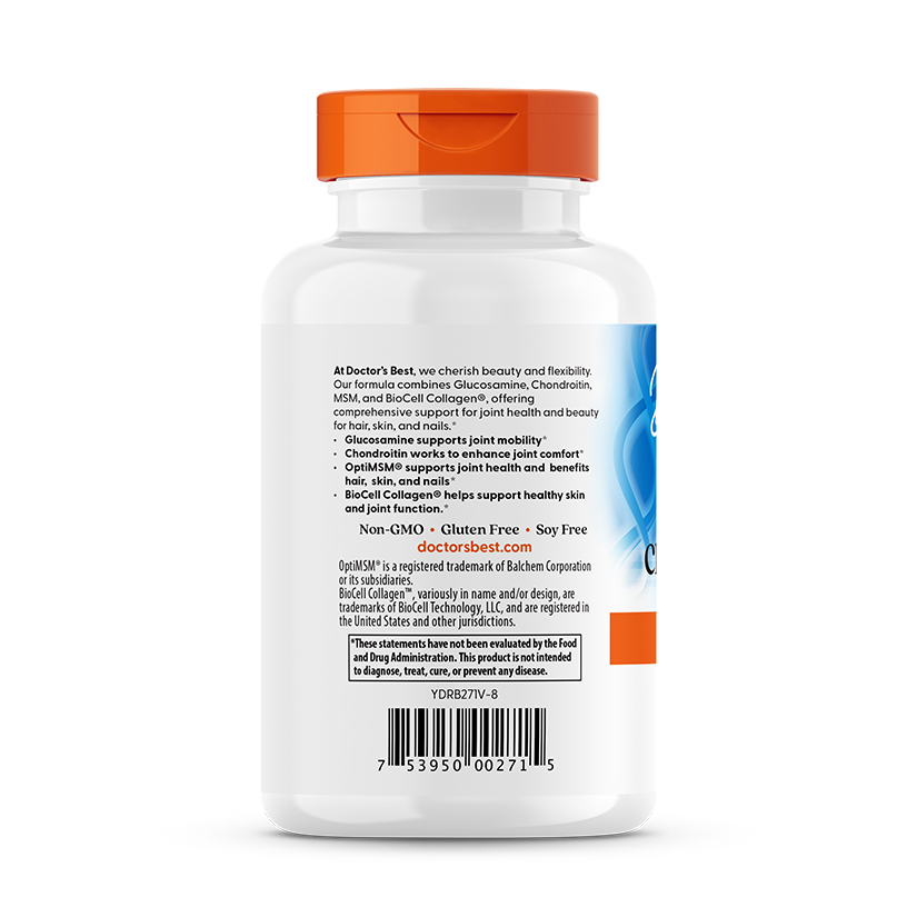 Glucosamine Chondroitin MSM + Hyaluronic Acid - 150 vcaps