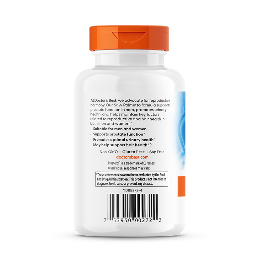 Saw Palmetto Standardized Extract, 320mg - 60 softgels