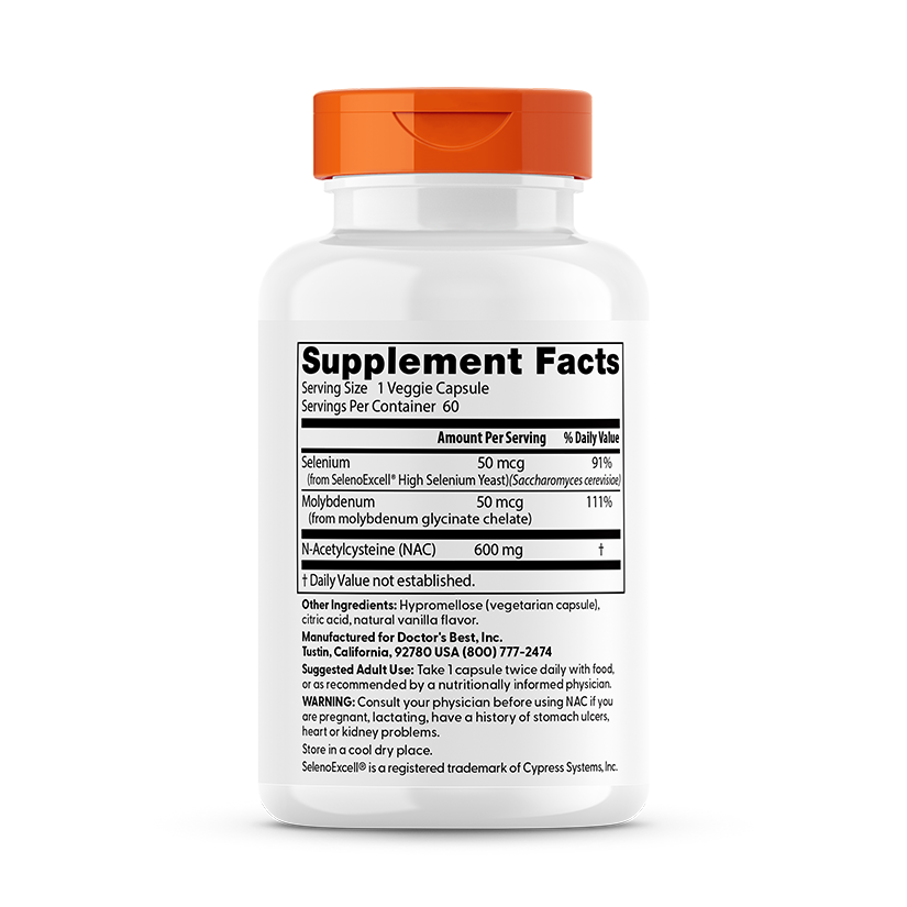 NAC Detox Regulators - 60 vcaps