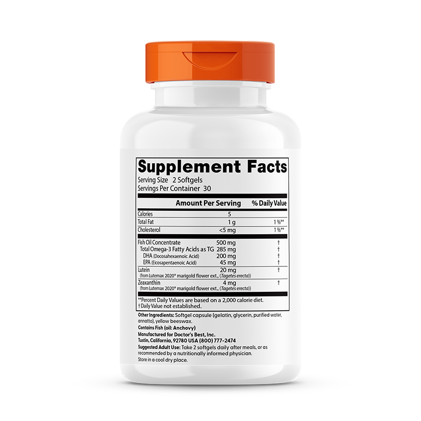 Natural Vision Enhancers - 60 softgels